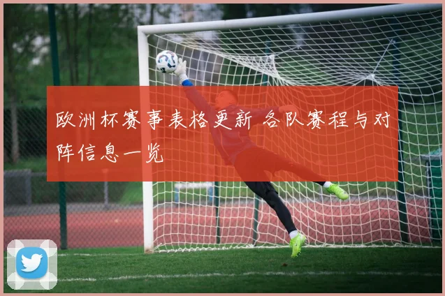 欧洲杯赛事表格更新 各队赛程与对阵信息一览