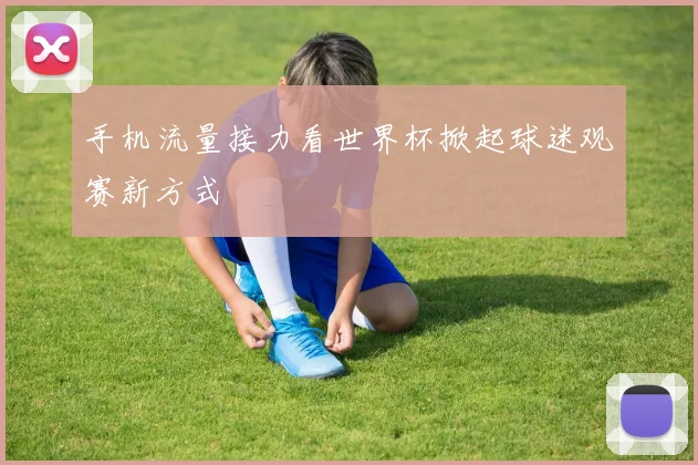 手机流量接力看世界杯掀起球迷观赛新方式