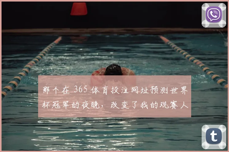 那个在 365 体育投注网址预测世界杯冠军的夜晚，改变了我的观赛人生
